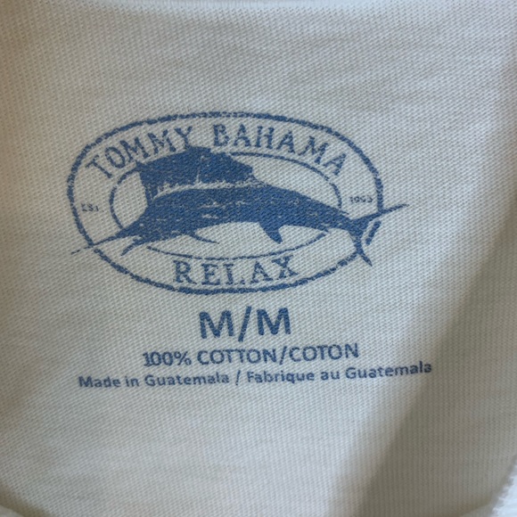 TOMMY BAHAMA-Golf Cart Morning Commute Tee Sz M - Picture 2 of 5